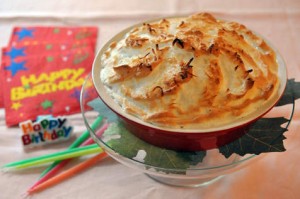 Coconut Creme pie for a birthday dessert.